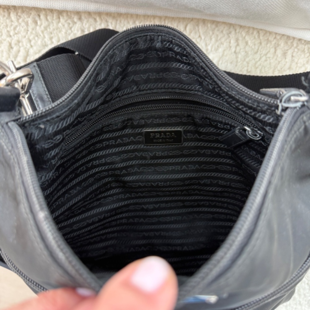 Prada Tessuto Messenger Bag , Black - Picture 4 of 5